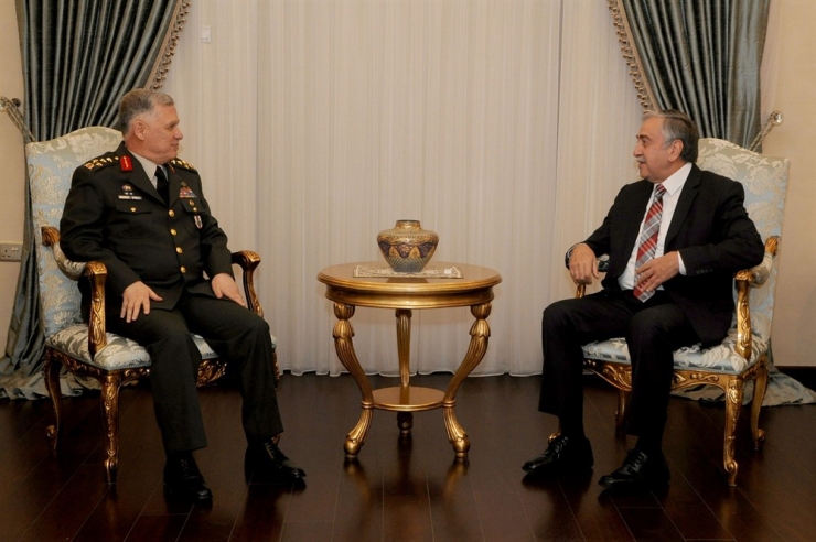 Kktc Cumhurbaşkanı Akıncı Genelkurmay 2. Başkanı Dündar’ı Kabul Etti