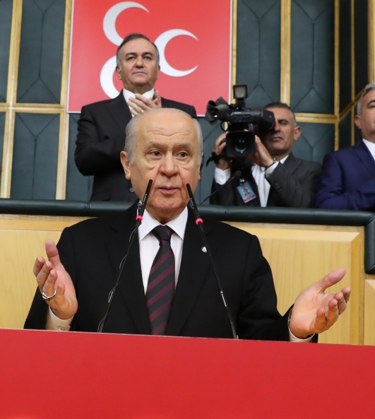 Bahçeli: "Partimiz; Ak Parti İle Cumhurbaşkanı Hükümet Etme Sistemini 2019’da Tam Manasıyla Tesis Etmek Maksadıyla, Sonuna Kadar Birlikte Ve Yan Yana Mücadelesini Sürdürecektir"