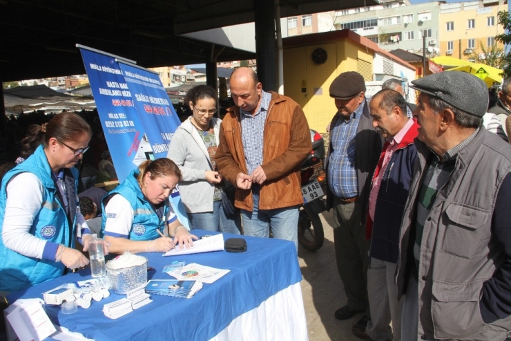 Milas’ta Diyabet Testine Yoğun İlgi