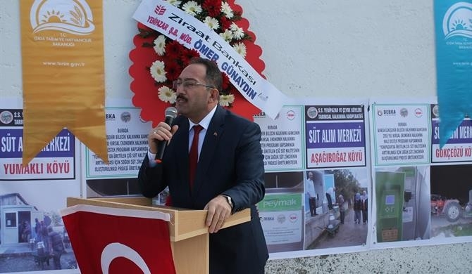 Bebka Destekli Süt Toplama Merkezleri’nin Açılışı Yapıldı