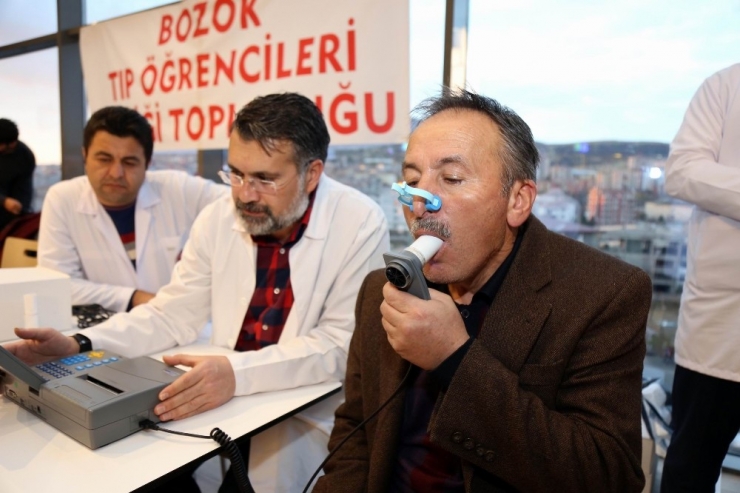 Yozgat’ta Vatandaşlara Koah Taraması Yapıldı