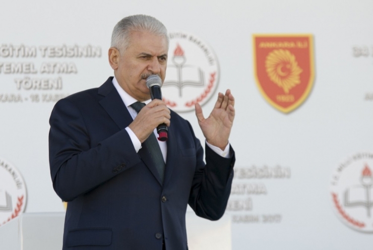 Başbakan Yıldırım: “İki Yıl İçinde 350 Okulun İnşaatını Bitirip Hizmete Alacağız”