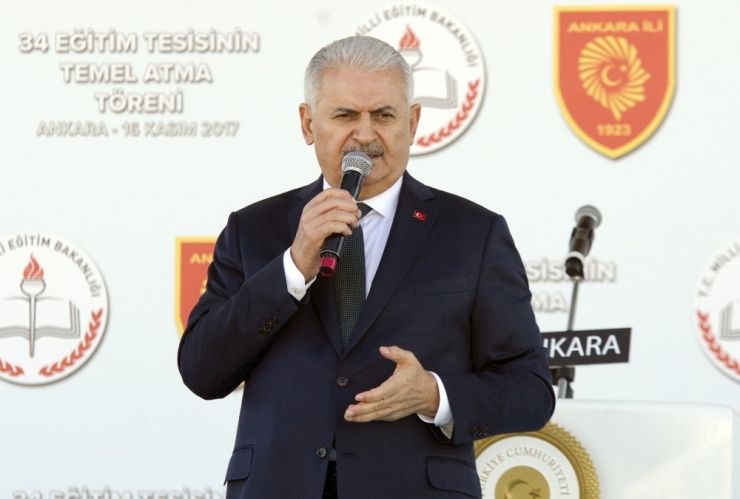Başbakan Yıldırım: “İki Yıl İçinde 350 Okulun İnşaatını Bitirip Hizmete Alacağız”