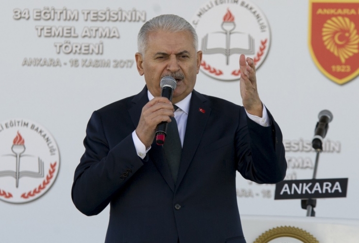Başbakan Yıldırım: “İki Yıl İçinde 350 Okulun İnşaatını Bitirip Hizmete Alacağız”