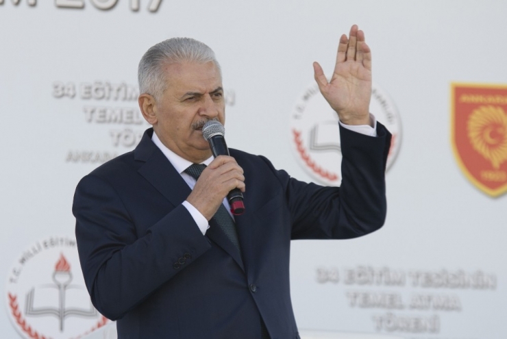 Başbakan Yıldırım: “İki Yıl İçinde 350 Okulun İnşaatını Bitirip Hizmete Alacağız”