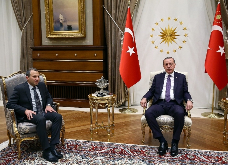 Cumhurbaşkanı Erdoğan, Lübnan Dışişleri Bakanını Kabul Etti
