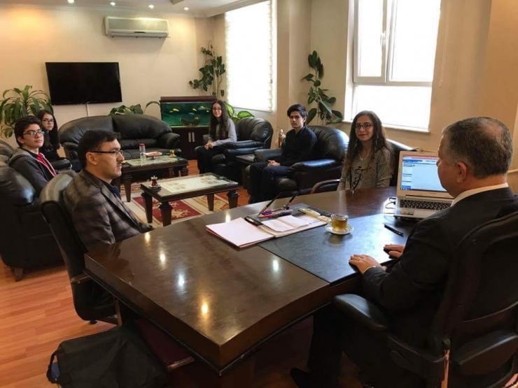 Develi İmkb Fen Lisesi’nden Kaymakam Duru’ya Ziyaret