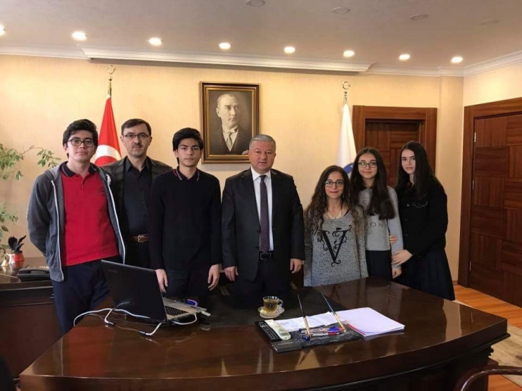Develi İmkb Fen Lisesi’nden Kaymakam Duru’ya Ziyaret