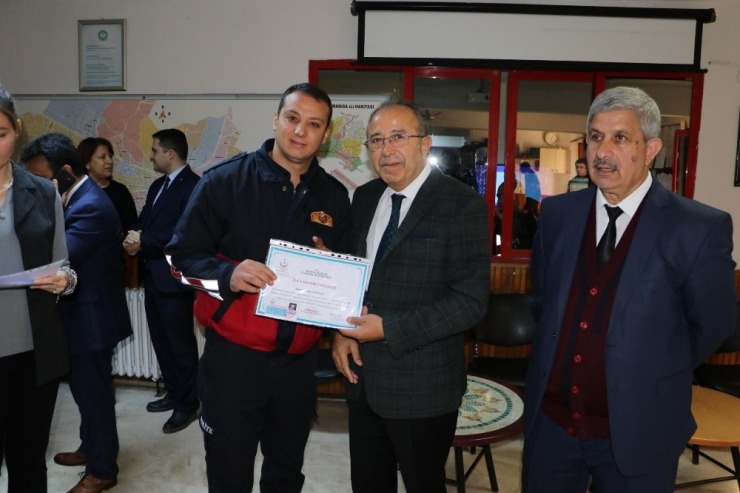 Büyükşehir Personeli İlkyardım Konusunda Sertifikalandı