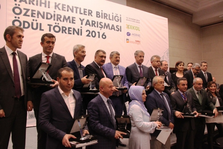 Tarihi Ve Kültürel Mirasa Sahip Çıkan Belediyeler Ödüllendirildi