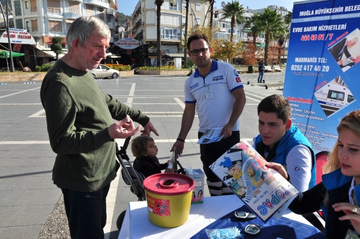 Marmaris’te Vatandaşlara Ücretsiz Diyabet Testi