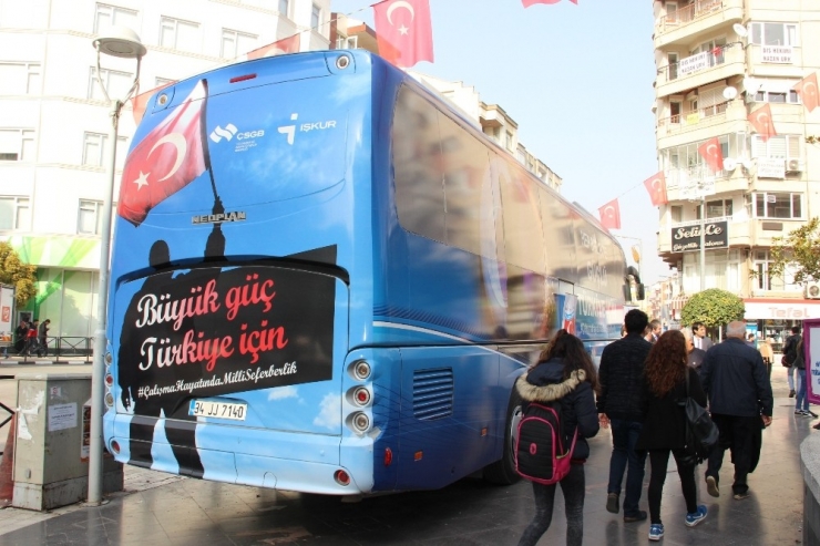 ‘Çalışma Hayatında Milli Seferberlik’ Tırı 45’inci Durağı Manisa’da