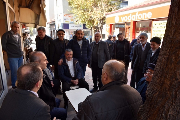 Başkan Arslan, Esnaf Ve Vatandaşları Ziyaret Etti