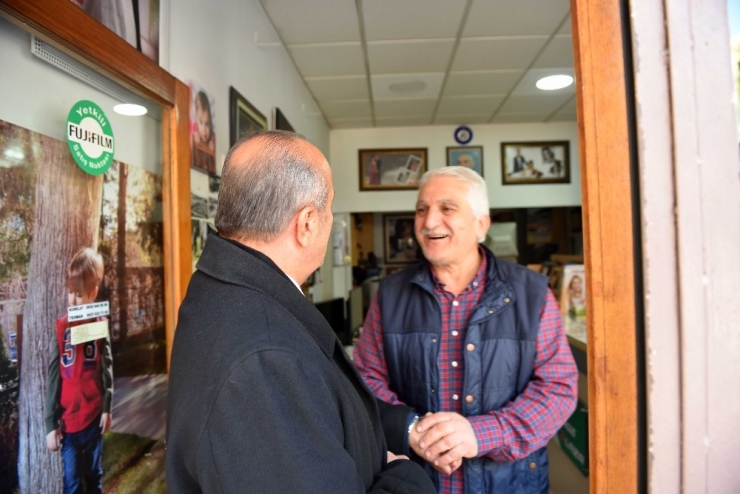 Başkan Arslan, Esnaf Ve Vatandaşları Ziyaret Etti