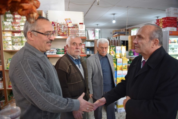 Başkan Arslan, Esnaf Ve Vatandaşları Ziyaret Etti