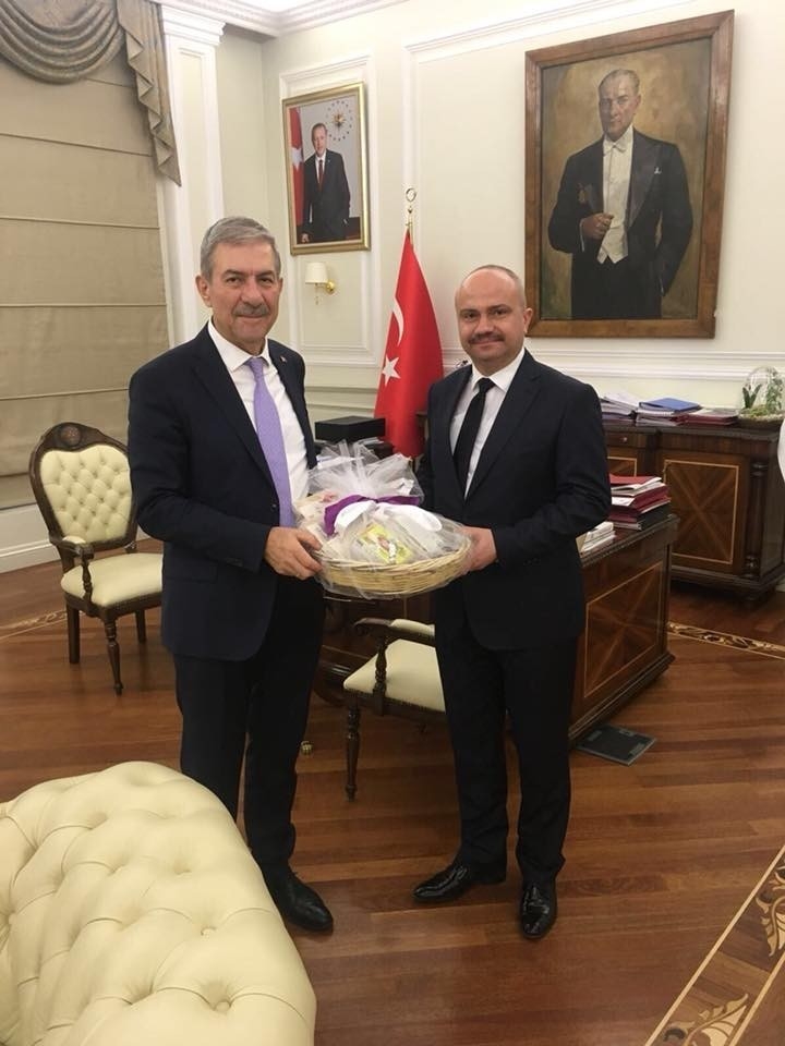 Mersinli’den Bakan Demircan’a Teşekkür Ziyareti