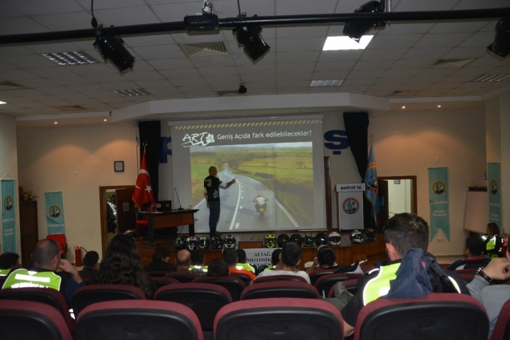 Aliağa’da Motosiklet Tutkunlarına Eğitim