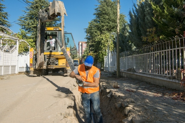Maski Yakınca-bostanbaşı Mahallesindeki İçme Suyu Çalışmalarında Sona Yaklaştı