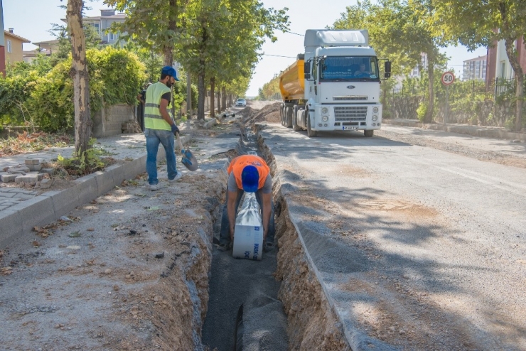 Maski Yakınca-bostanbaşı Mahallesindeki İçme Suyu Çalışmalarında Sona Yaklaştı