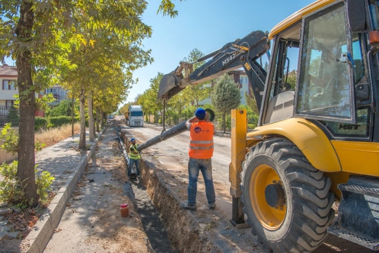 Maski Yakınca-bostanbaşı Mahallesindeki İçme Suyu Çalışmalarında Sona Yaklaştı