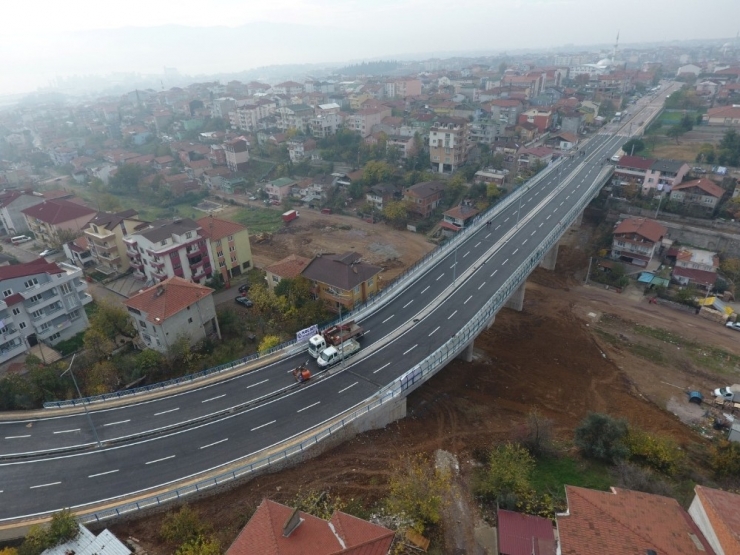Alternatif Yol’un İkinci Viyadüğü De Tamamlandı