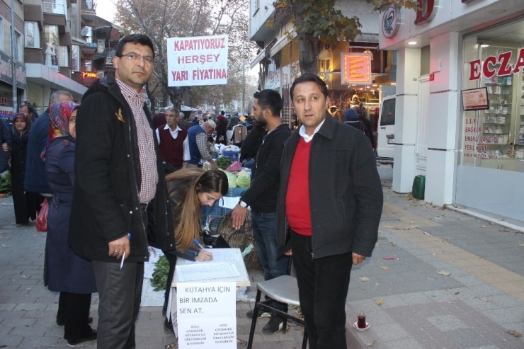 Tavşanlı’da Yerli Otomobil İçin İmza Kampanyası