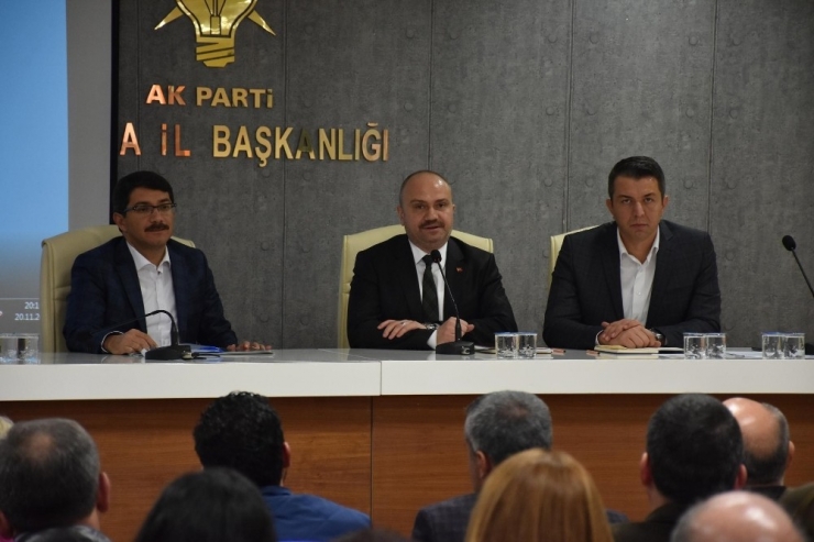 Başkan Çelik:"teşkilatımız İle Uyumlu Çalışıyoruz"