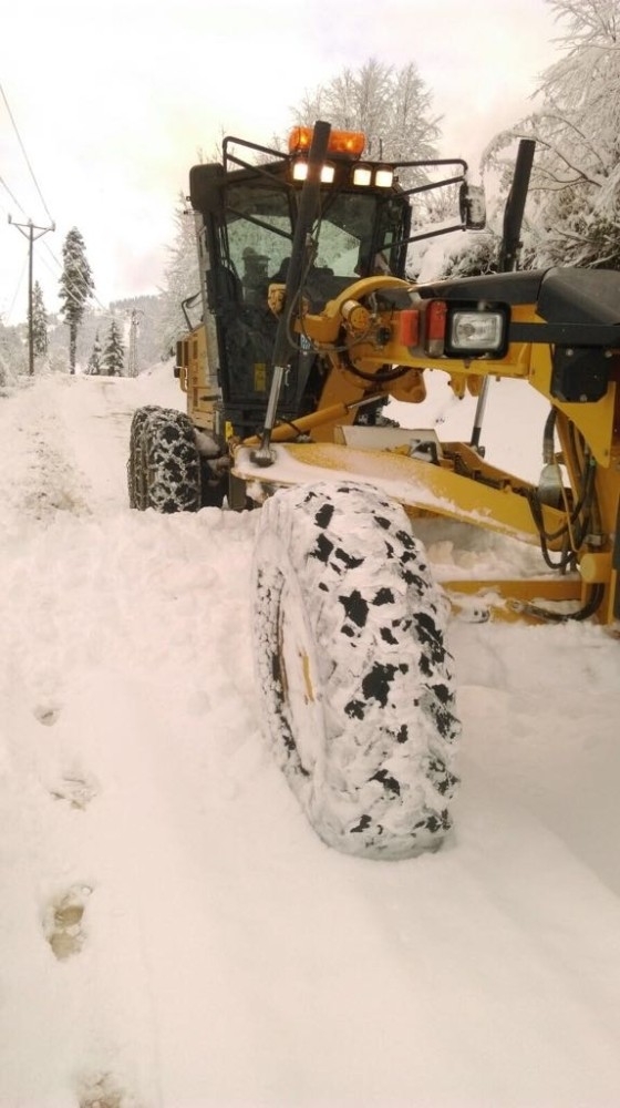 Trabzon’un Yüksek Kesimlerinde Kar Kalınlığı 35 Cm’ye Ulaştı