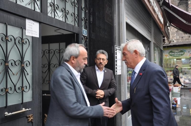 İl Milli Eğitim Müdürü Osman Elmalı Eğitim -Bir -Sen Kayseri Şubesini Ziyaret Etti