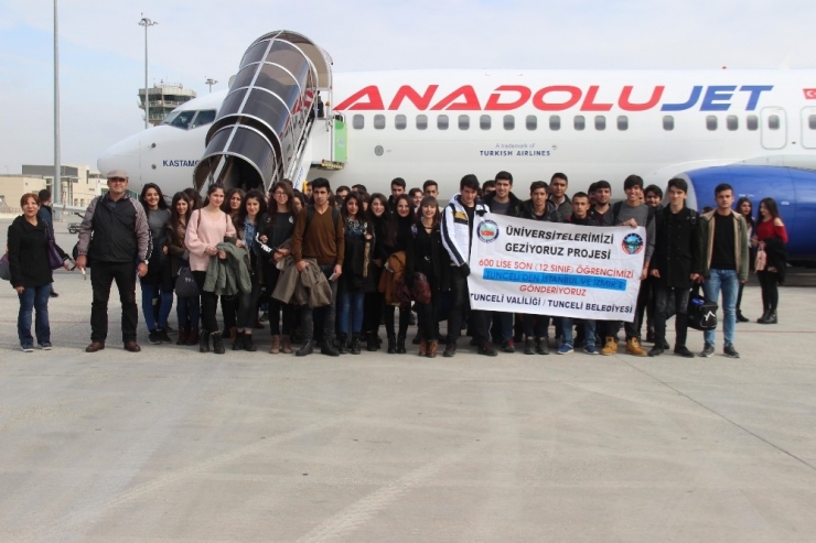 Tunceli’de 600 Liseliye İstanbul, Ankara Ve İzmir Gezisi