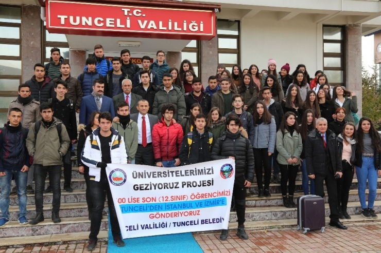 Tunceli’de 600 Liseliye İstanbul, Ankara Ve İzmir Gezisi