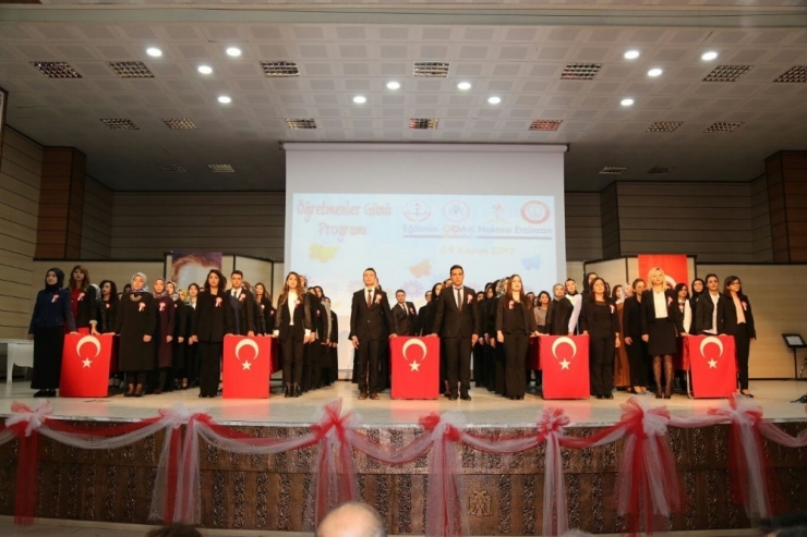 Erzincan Da Öğretmenler Günü Kutlandı