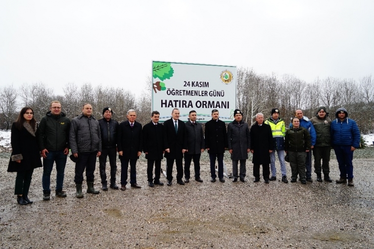Kastamonu’da “24 Kasım Öğretmenler Günü Hatıra Ormanı” Oluşturuldu