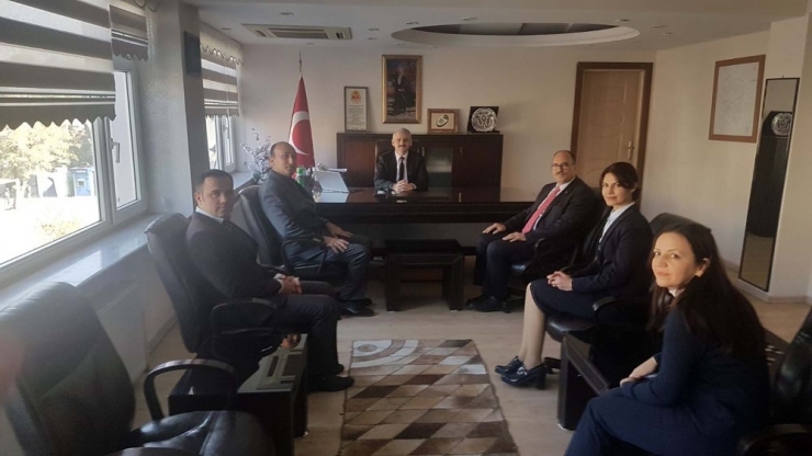 Kaymakam Güven Öğretmenleri Kabul Etti