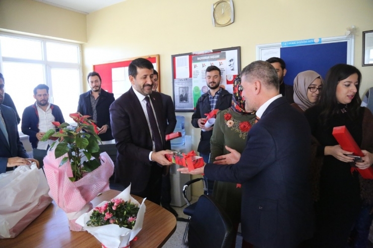 Ekinci Öğretmenler Gününü Kırsalda Kutladı