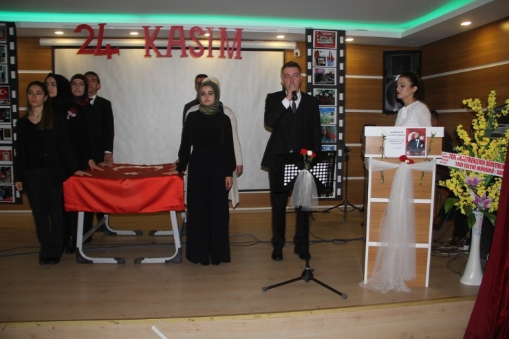 Başkale’de 24 Kasım Öğretmenler Günü