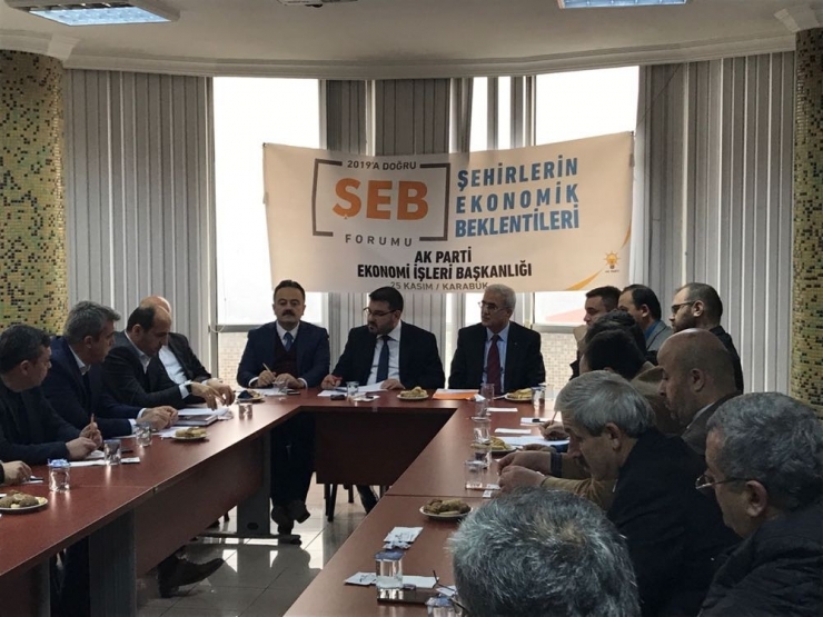 Karabük’te “Şehirlerin Ekonomik Beklentileri" Forumu Gerçekleştirildi