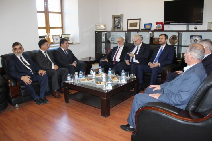 Sp Genel Başkanı Karamollaoğlu’ndan Dtso’ya Ziyaret