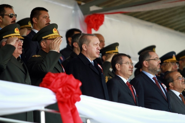 Erdoğan, Astsubayların Mezuniyet Sevincine Ortak Oldu