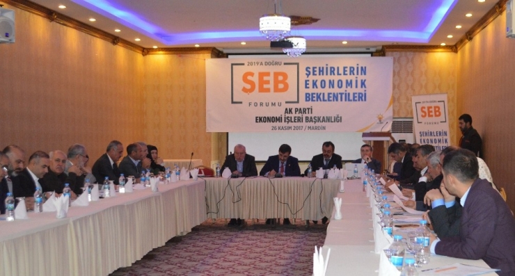 Mardin’de ‘Şehirlerin Ekonomik Beklentileri’ Forumu