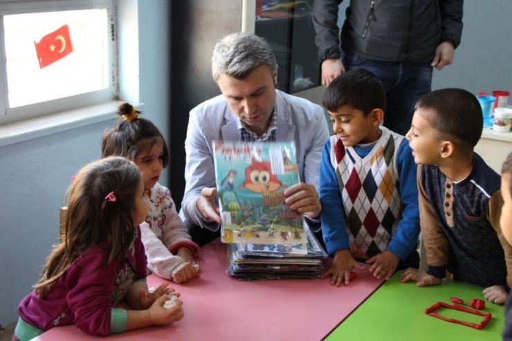Hani Belediyesinden Bin 184 Okul Öncesi Öğrenciye Dergi Ve Eğitici Materyal Desteği