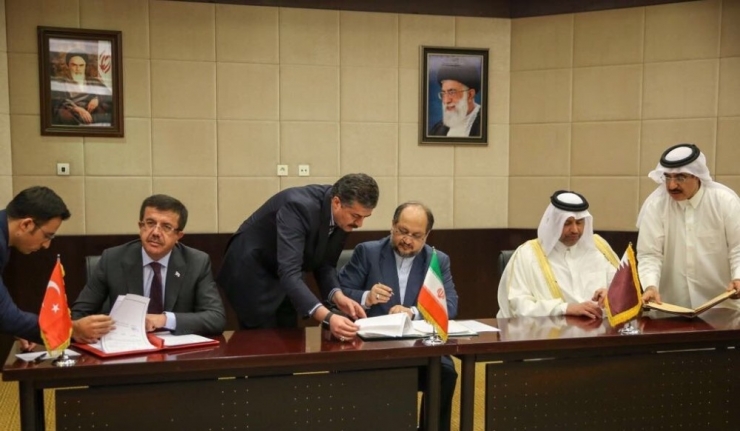 Türkiye, İran Ve Katar Arasında Mutabakat Zaptı İmzalandı