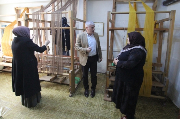 Başkan Memiş, Ehram Atölyesini Ziyaret Etti