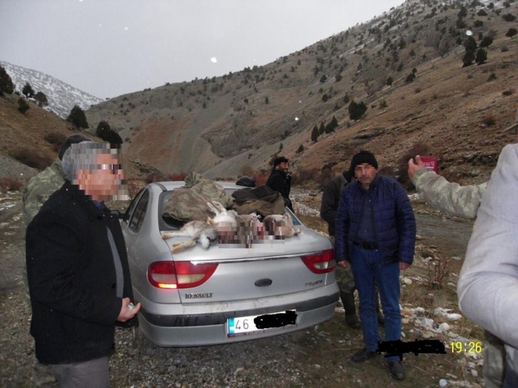 Göksun’da Yasak Avlanmaya Ceza