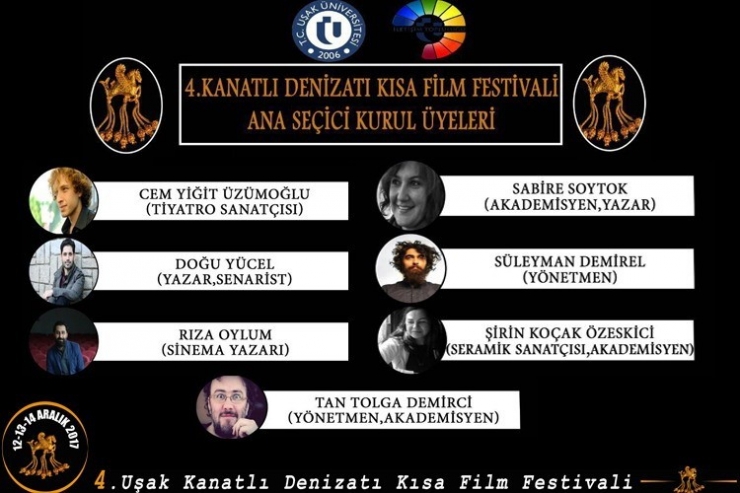 Uşak Kanatlı Denizatı Kısa Film Festival’inin Jürisi Açıklandı