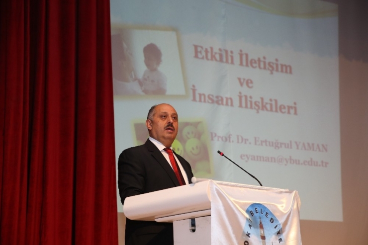 Tokat Belediyesi Çalışanlarına "Etkili İletişim Ve İnsan İlişkileri” Semineri