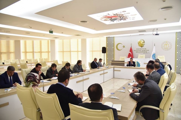 Bilecik Belediyesi Haftalık İstişare Toplantısı Yapıldı