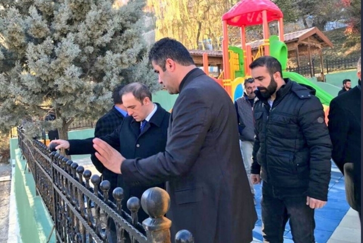 Hakkari’de Park Yenileme Çalışması