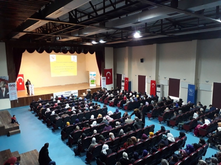 Siverek’te ’Kadına Yönelik Şiddetle Mücadele’ Semineri Düzenlendi