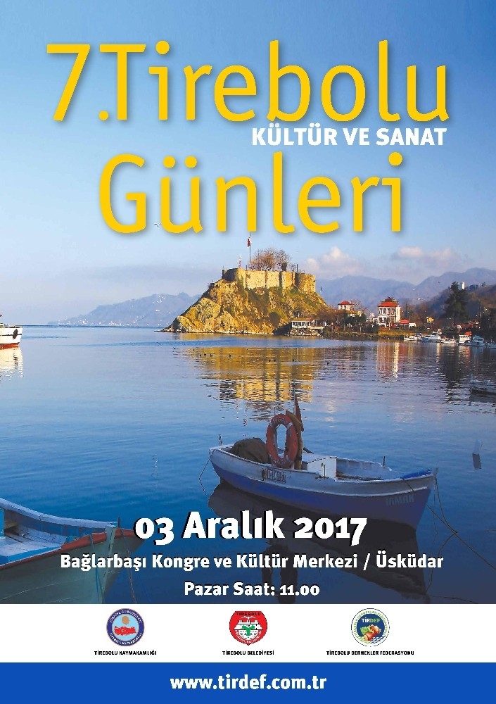Tirebolu Kültür Ve Sanat Günleri 3 Aralık’ta Üsküdar’da